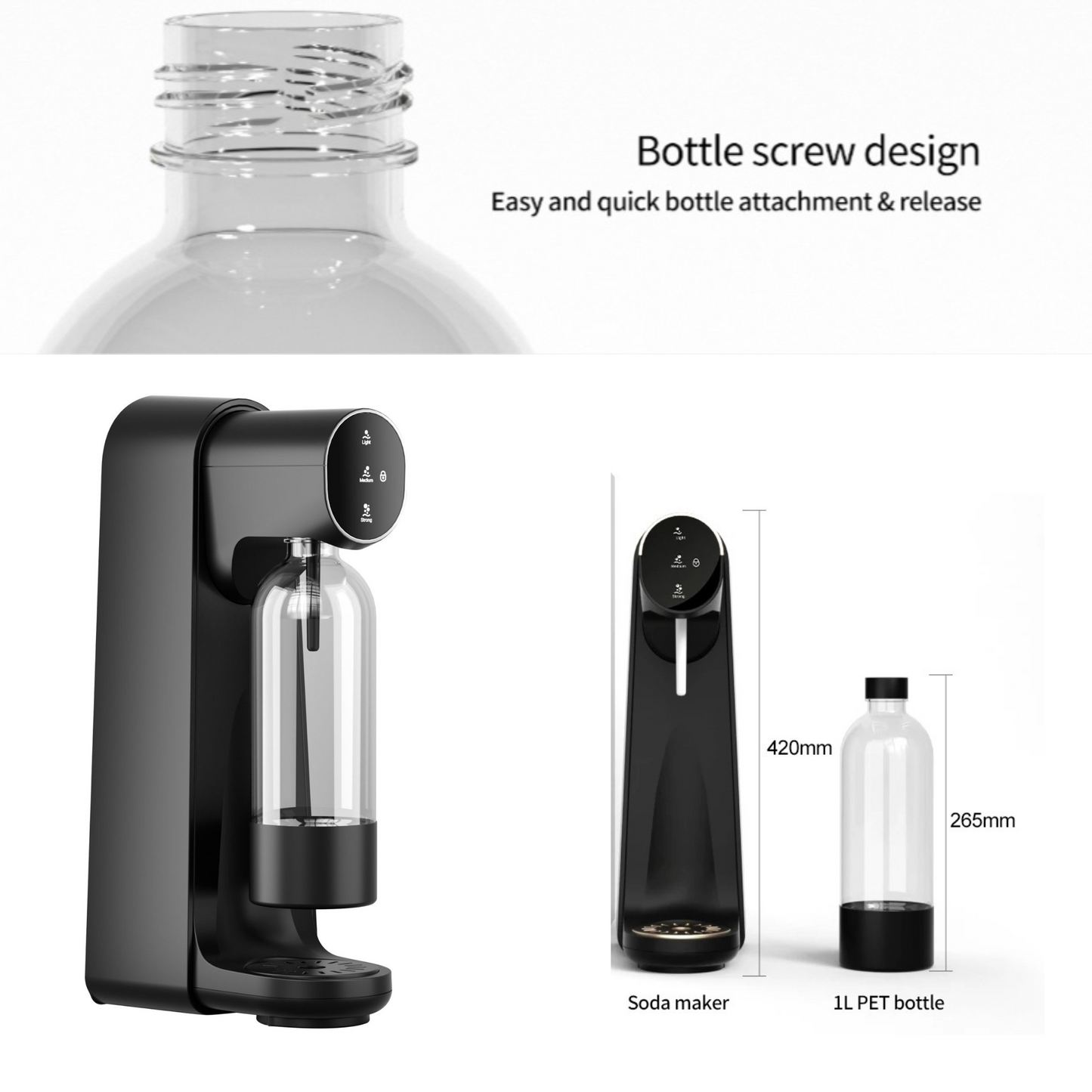 Bullèsque 1 L Reusable Water Bottle